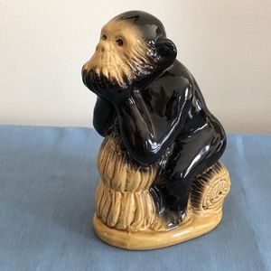 Vintage Wise Monkey Speak No Evil Figurine